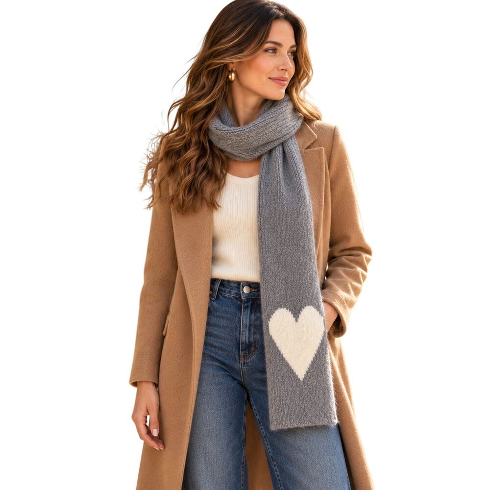 Wooden Ships Paola Buendia Scarf Mohair Wool Blend Knit Cozy Wintercore